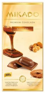 Mikado Premium milch nougat 100g (Mléčná čokoláda s nugátovou náplní)