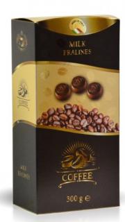 Milk pralines coffee 300g (Pralinky z mléčné čokolády s kávovým krémem)