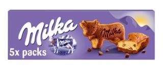 Milka Tender Cow 140g (Jemné pečivo s kousky mléčné čokolády z alpského mléka (12 %) a kakaovou vrstvou (21 %))