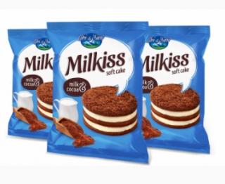 Milkiss Cake 42g KAKAOVÝ DORTÍK - DMT 10.01.2024 (Kakaový dortík plněný mléčným krémem.)
