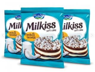 Milkiss cake 42g kokos - DMT 12.01.2024 (Medový dortík skokosovou příchutí)