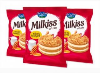 Milkiss Cake 42g MEDOVÝ DORTÍK - DMT 11.01.2024 (Měkký medový dortík plněný mléčným krémem)
