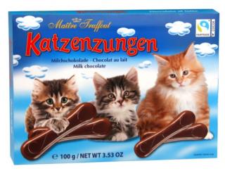 MT Kočičí jazýčky mléčné 100g (mléčná čokoláda)