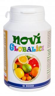 Noví Globalíci 240 tablet - 144g (Směs bonbonů s citrusovou příchutí s vitamíny, rozpustnou vlákninou, aktivní střevní mikroflórou a jejím aktivátorem)