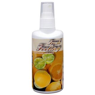 Osvěžovač vzduchu Fresh Feeling pomeranč 80ml (Osvěžovač vzduchu se směsí rostlinných silic a extraktu z pomerančové kůry pro povzbuzení a osvěžení.)