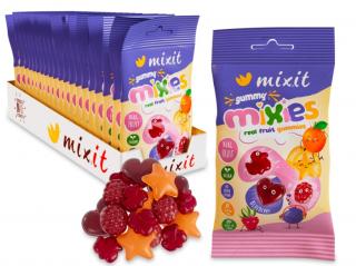 Ovocné Mixies - přírodní želé bonbony 35g (Mix ovocného želé v různém poměru)