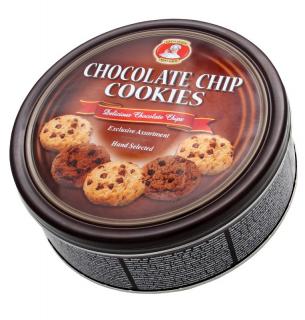 Patisserie Mathéo Chocolate chip cookies 454g - DMT 13.09.2023 (Sušenky s kousky čokolády (kaková sušina nejméně 40%).)