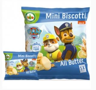 PAW PATROL Mini Biscotti All Butter 100g - DMT 05.08.2023 (máslové sušenky)