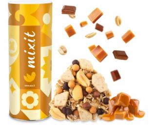 Peanut Caramel  máslová sušenka 650g - DMT 14.12.2023 (Müsli se sušenkami, čokoládovými křupinkami a arašídy)