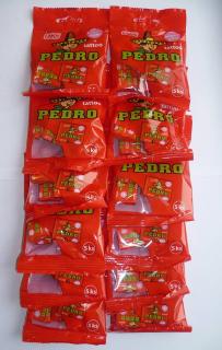 Pedro - Tradiční žvýkačky s tetováním 12x5ks x 5g (Cukrovinka, žvýkačka plátková s tutti frutti příchutí a s obtiskem.)