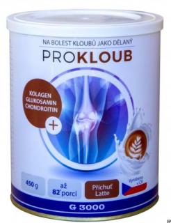 PROKLOUB LATTE 450g (Podpůrný a ochranný přípravek se štěpeným kolagenem, glukosaminem, chondroitinem, vitamíny a minerály)