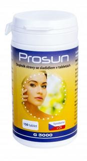 Prosun Plus 200 tablet - 80g (Komplexní výrobek s beta-karotenem a dostatečným obsahem základních antioxidačních látek - vitamínu C, vitamínu E a organicky vázaného selenu.)