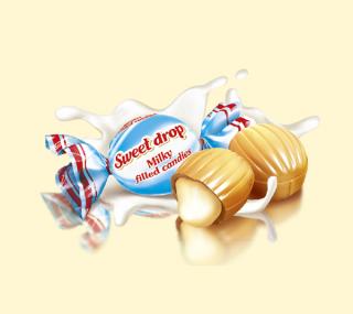 Roshen Sweet drops 1kg - DMT 12.06.2023 (Bonbony s mléčnou náplní (22%) )