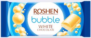 Roshen White Bubble Chocolate 80g (Bílá bublinková čokoláda s lehkým nádechem vanilky.)