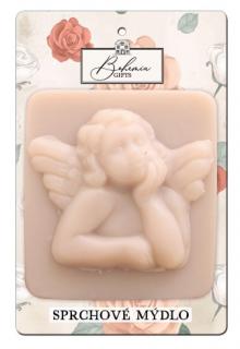 Ručně vyráběné tvarované mýdlo 80 g – anděl