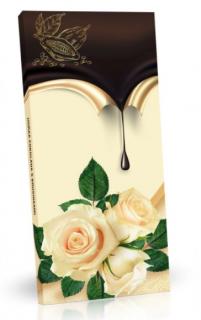 Růže - Hořká čokoláda 60% s brusinkami 100g - DMT 25.08.2022 (Lahodná hořká čokoláda s brusinkami. Vyrobena z nejjakostnějších surovin.)