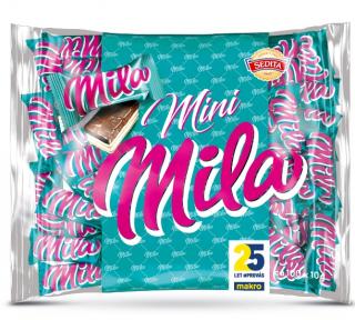 Sedita Mila Mini 1000g  (Oplatky s mléčnou krémovou náplní (70%) v kakaové polevě.)
