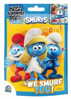 Smurfs Mega Surprise Pack (Sušenky s kousky čokolády a překvapením.)