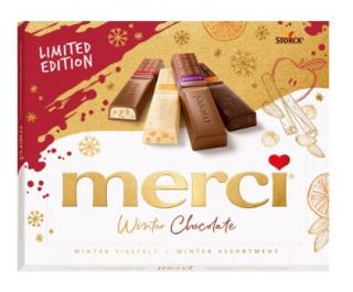 Storck Merci Winter Chocolate 250g (Kolekce plněných a neplněných čokolád.)