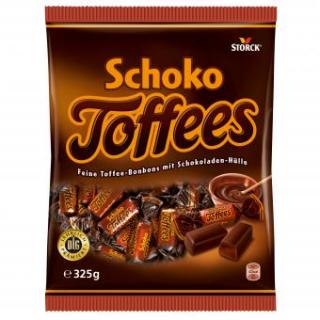 Storck Schoko Toffees 325g (Čokoládové bonbóny potažené 30% tmavé čokolády)