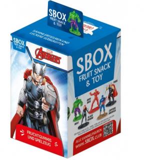 Sweet Box Avengers 10g (Plastová figurka a sladké ovocné želé (10g).)