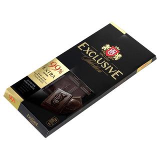 TaiTau Exclusive Extra Dark 99% 100g (Vysokoprocentní hořká čokoláda s podílem kakaa 99%)
