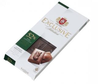 TaiTau Exclusive Hořká čokoláda 52% 100g (Hořká čokoláda vyrobená z nejkvalitnějších kakaových gobů z Ghany a Grenady)
