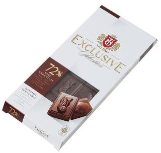 TaiTau Exclusive hořká čokoláda 72% 100g (Hořká čokoláda se 72% obsahem kakaa pocházející z bobů z Ghany a Grenady)