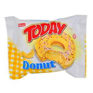 TODAY DONUT BANÁN (50g) - DMT 15.06.2023 (MINIDEZERT S BANÁNOVOU NÁPLNÍ V POLEVĚ S BANÁNOVOU PŘÍCHUTÍ)