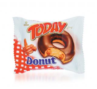 TODAY DONUT KARAMEL (50g) (MINIDEZERT S KARAMELOVOU NÁPLNÍ V POLEVĚ)