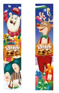 Toffifee 3x125g  - DMT 01.05.2024 (Celá jádra lískových ořechů (10%) v karamelu (14%) s lískoořechovým krémem (37%) a čokoládou (12%).)