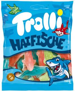Trolli Haifische 200g (Měkké ovocné želé ve tvaru žraloků.)