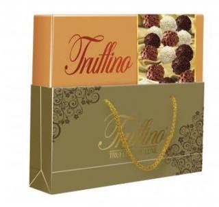 Truffino 325g assorted  (Mléčná čokoláda plněná oříškovým krémem a celým oříškem.)