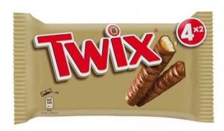 Twix tyčinka 4pack 4x50g - DMT 18.06.2023 ( SUŠENKA (25%) S KARAMELEM (32%) MÁČENÁ V MLÉČNÉ ČOKOLÁDĚ (35%))