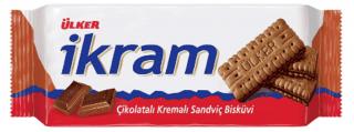 Ülker İkram Creamy Chocolate 84gr - DMT 19.04.2023 (Sušenky plněné kakaovým krémem)