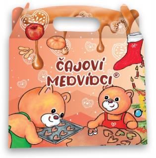 Vánoční box čajových medvídků - oboustranný 6x50g