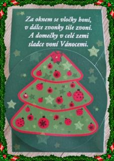 Vánoční lázněnky Stromeček 55g - skořice/kakao (lázenské oplatky se skořicí a kakaem )