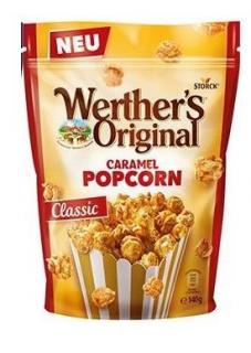 Werther's Original Caramel Popcorn Classic 140g (Popcorn se smetanou a karamelovou polevou (74 %))