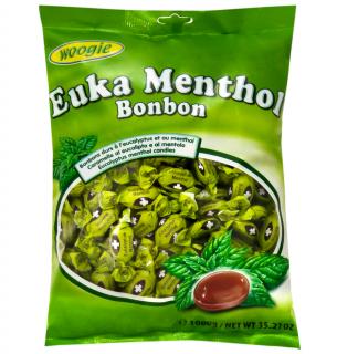 Woogie Euka Menthol 1000 g (bonbóny s eukalyptem a mentholem )