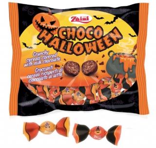 Zaini Choco Halloween 125g (křupavé cereálie s polevou z mléčné čokolády ( obsah kakaové sušiny nejméně 30%) )