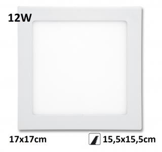 LED panel RAFA 12W vestavný bílý | MaxLumen.cz Barva světla: denní bílá