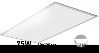 LED panel Zeus 60x120 75W stříbrný, denní bílá | MaxLumen.cz