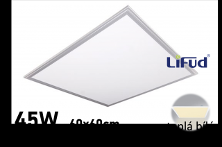 LED panel Zeus 60x60 45W  stříbrný, teplá bílá | MaxLumen.cz