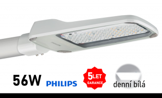 LED veřejné osvětlení svítidlo Philips CoreLine Malaga 56W DENNÍ BÍLÁ BRP102 LED75/740 II DM 42-60A