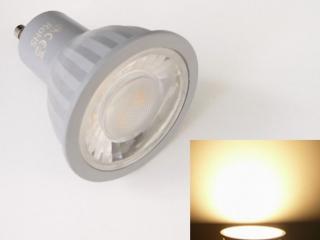 LED žárovka GU10 P7WDIM stmívatelná TEPLÁ BÍLÁ