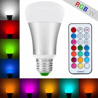 RGBW LED žárovka 10W E27 330° | MaxLumen.cz