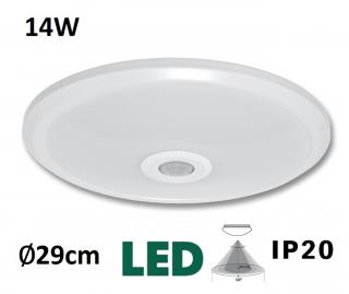 Stropní a nástěnné svítidlo VERA WHST781/LED 14W čidlo | MaxLumen.cz Barva světla: denní bílá