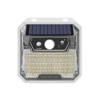 Venkovní solární reflektor S PIR čidlem PETTY 132lm STUDENÁ BÍLÁ nástěnné LED osvětlení IMMAX 08485L