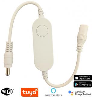 WIFI TUYA chytrý ovladač pro jednobarevné LED pásky, 5-24V, 5A