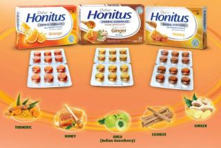 Dabur Honitus bylinné pastilky s pomerančem 60 g